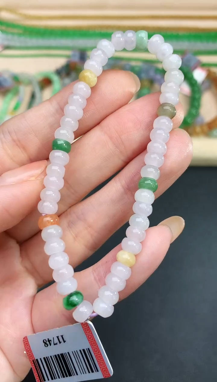 未镶嵌手串翡翠7手串|99+0
