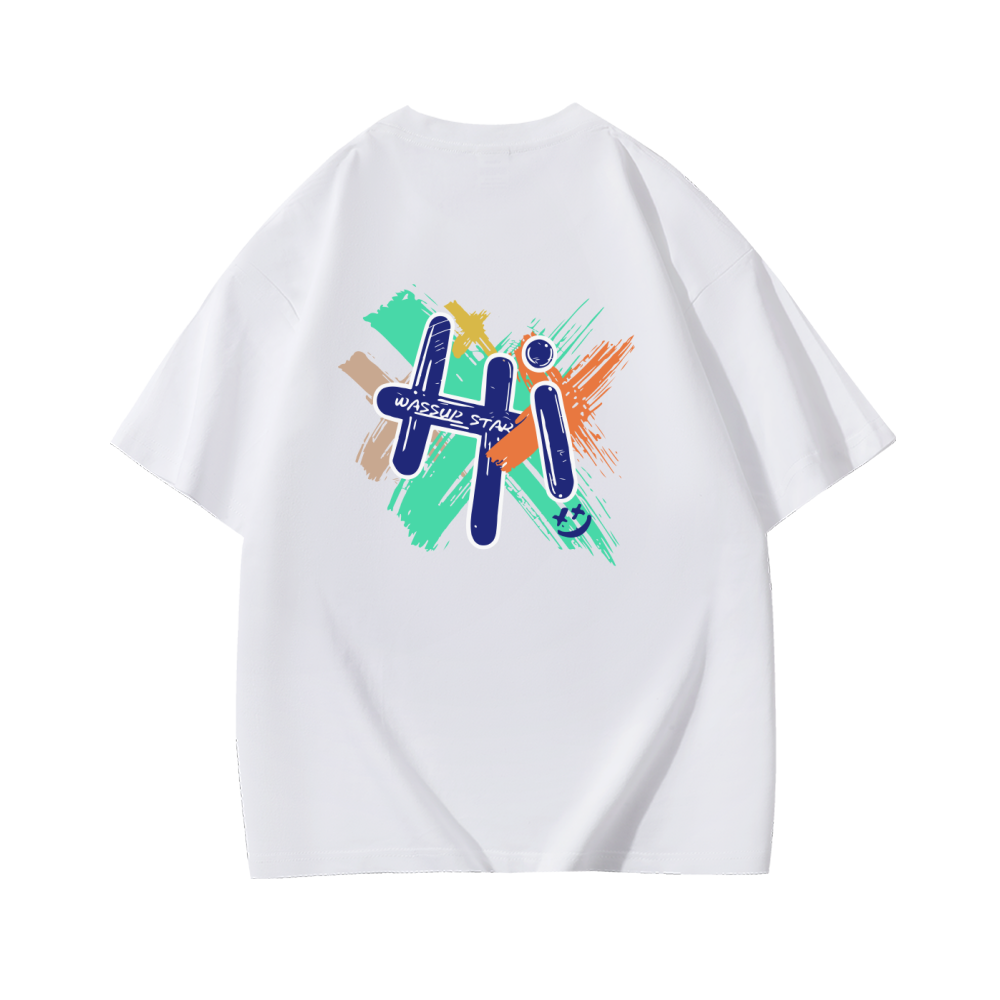 【一折粉丝福利】潮牌短袖T恤百搭简约夏季男女同款