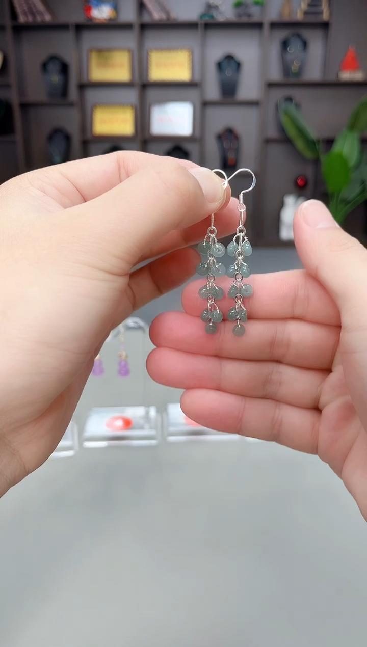 未镶嵌翡翠耳饰911000