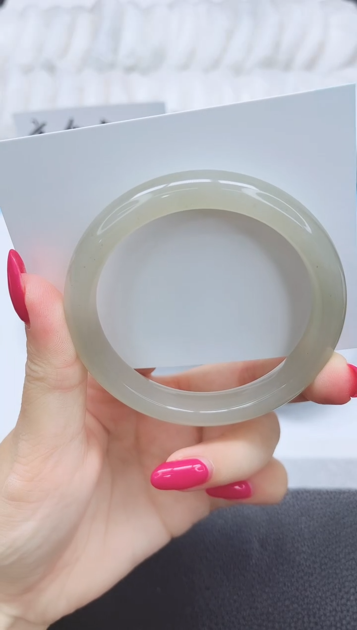 未镶嵌手镯石英质玉23-57.5