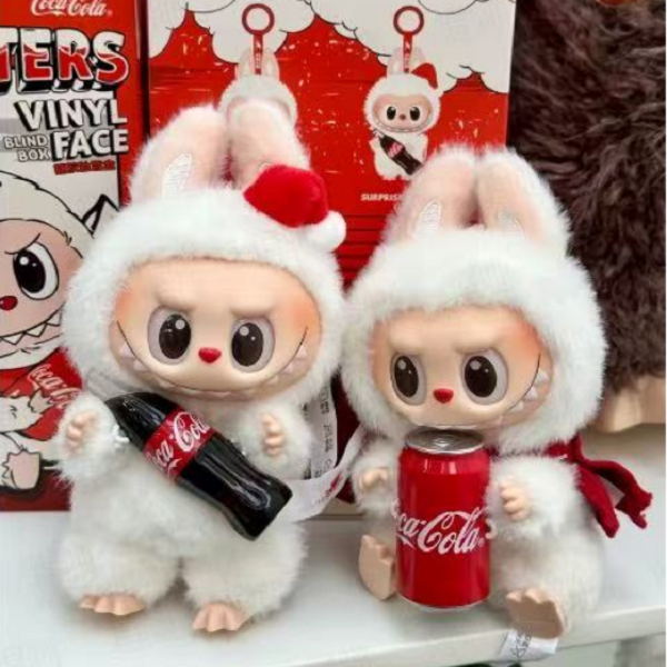 【可乐易拉罐】心动马卡龙搪胶脸系列盲盒潮玩