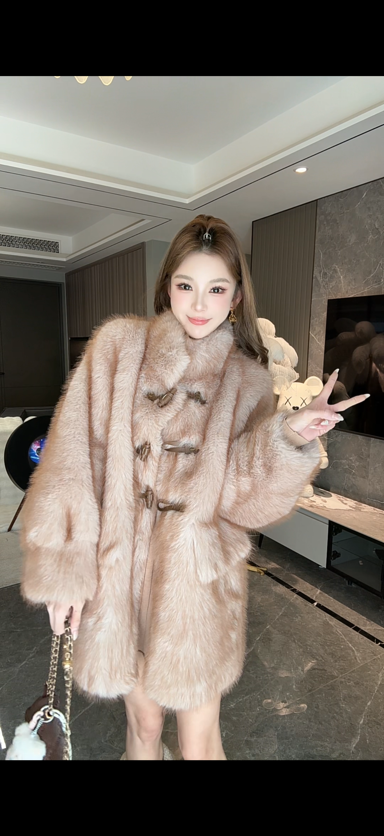 女士外套新款秋冬气质潮流宽松版时尚百搭85051