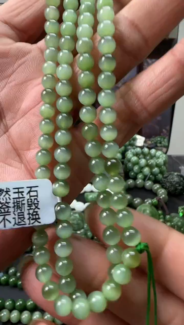 和田玉未镶嵌珠宝奇石项链