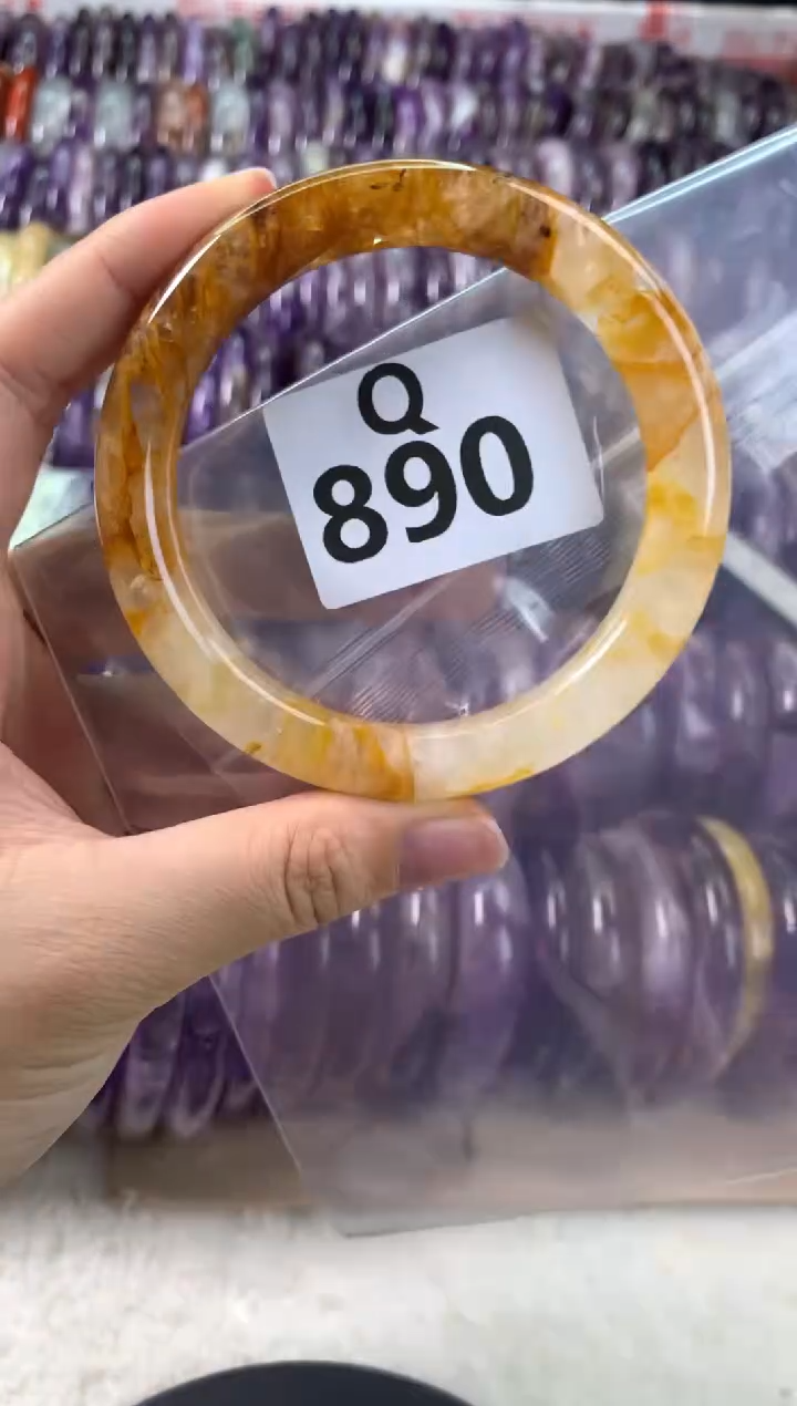 【闪购商品】水晶水晶手镯Q未镶嵌890-61