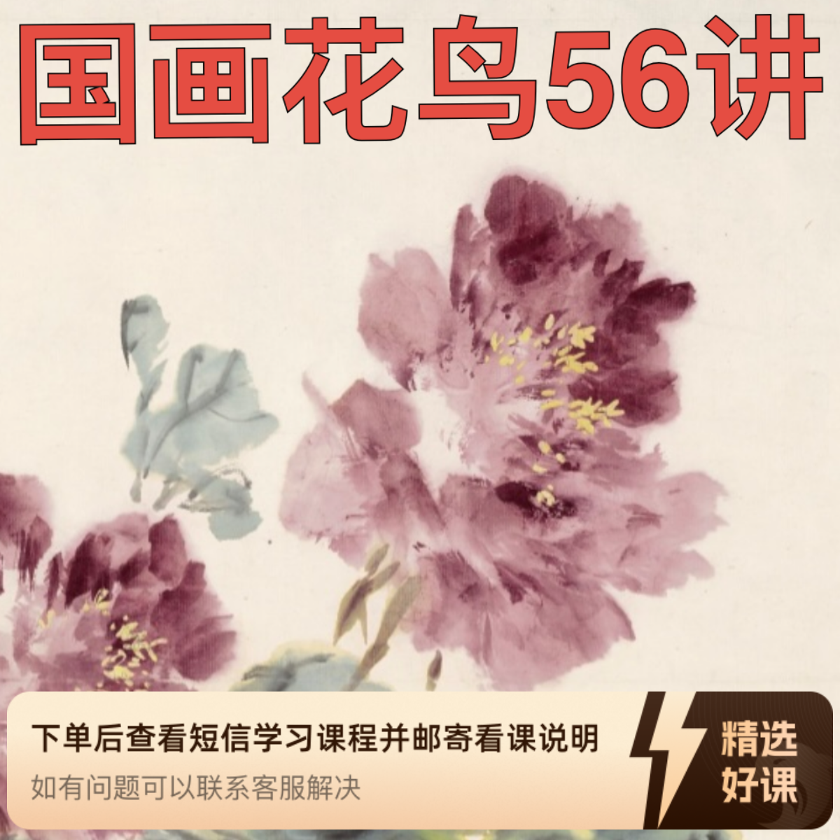 国画花鸟课程56讲（留意短信解锁课程）