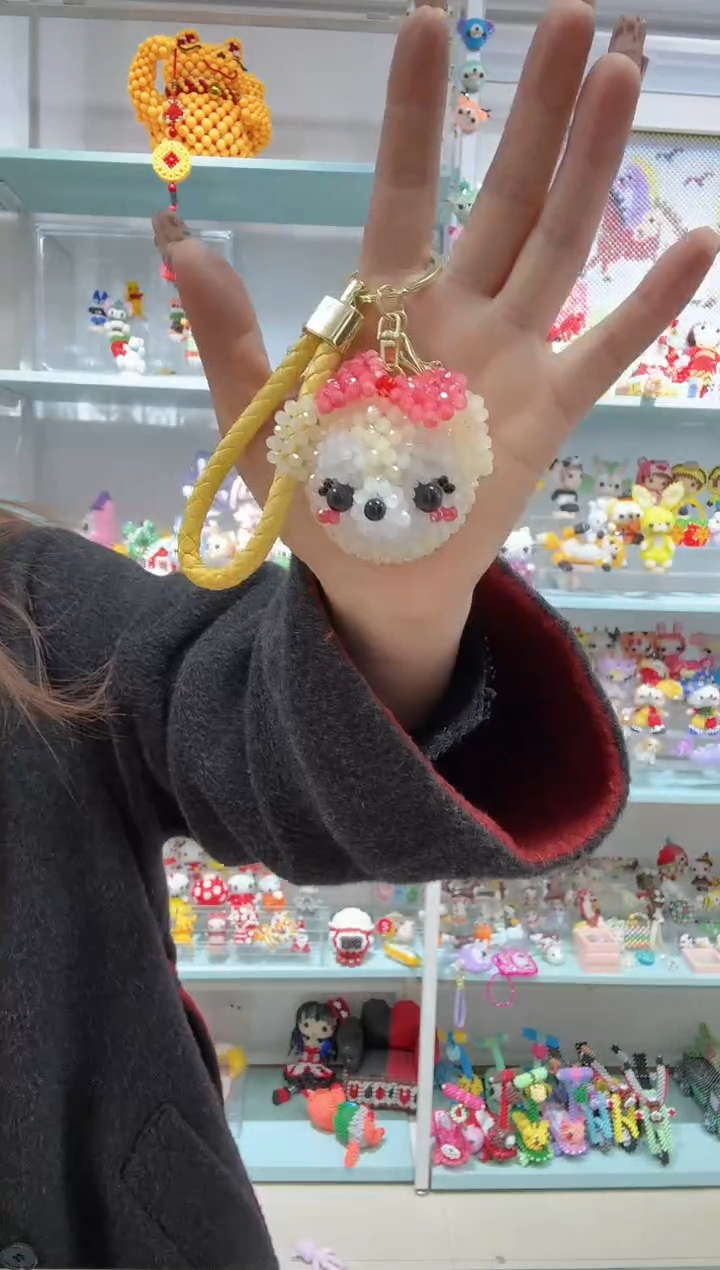 玻璃2581卡4水晶化妆镜雪莉玫材料包1套