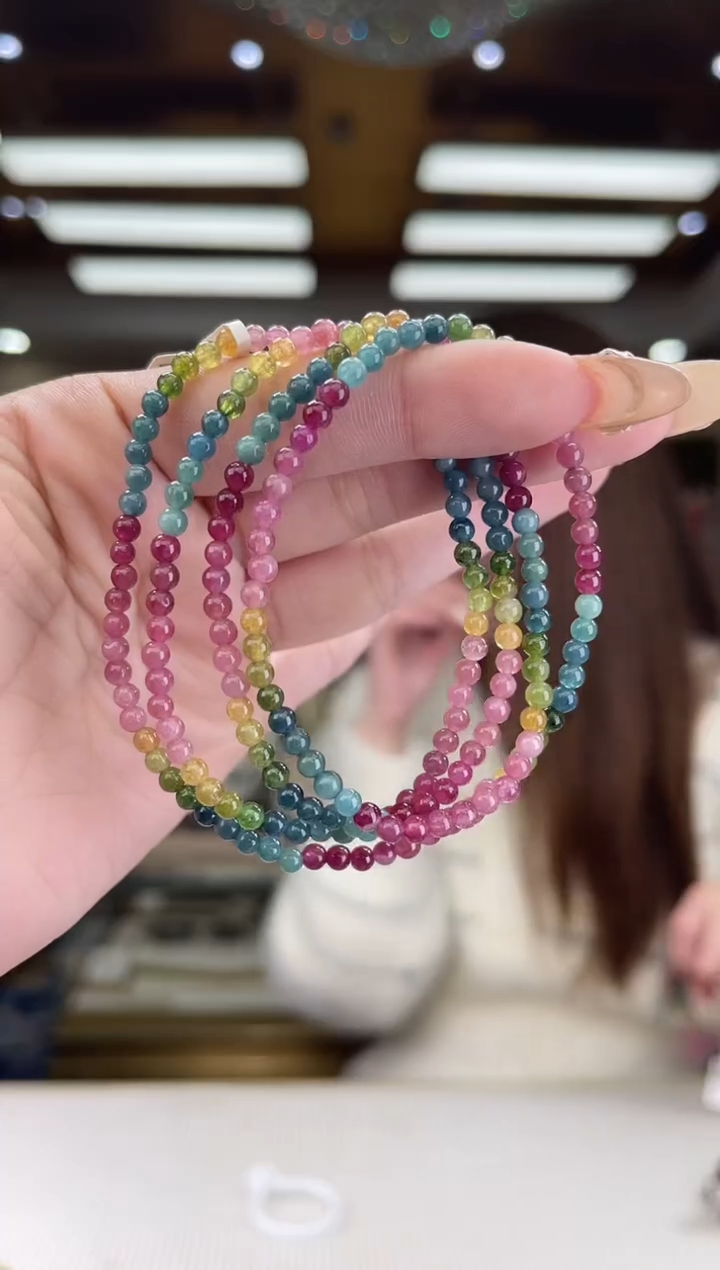 【闪购商品】碧玺/未镶嵌3mm+碧玺多圈15多样性发货
