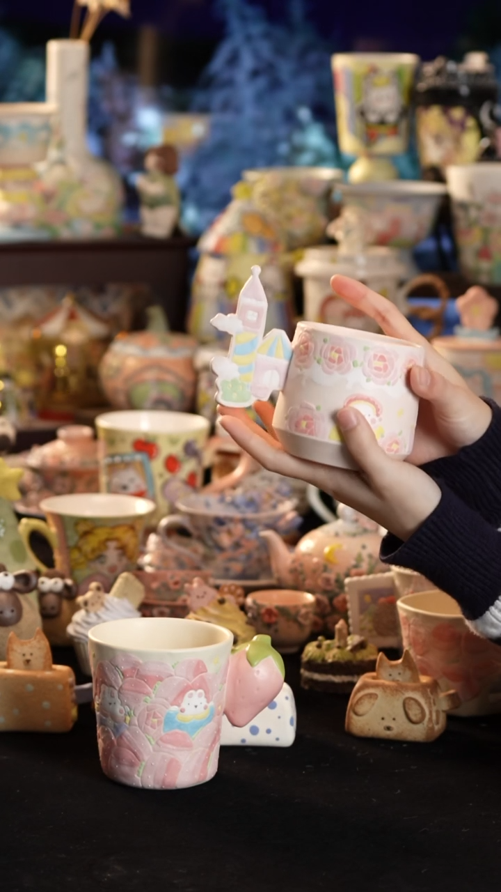 其他陶景德镇釉下彩手绘设计师款陶瓷