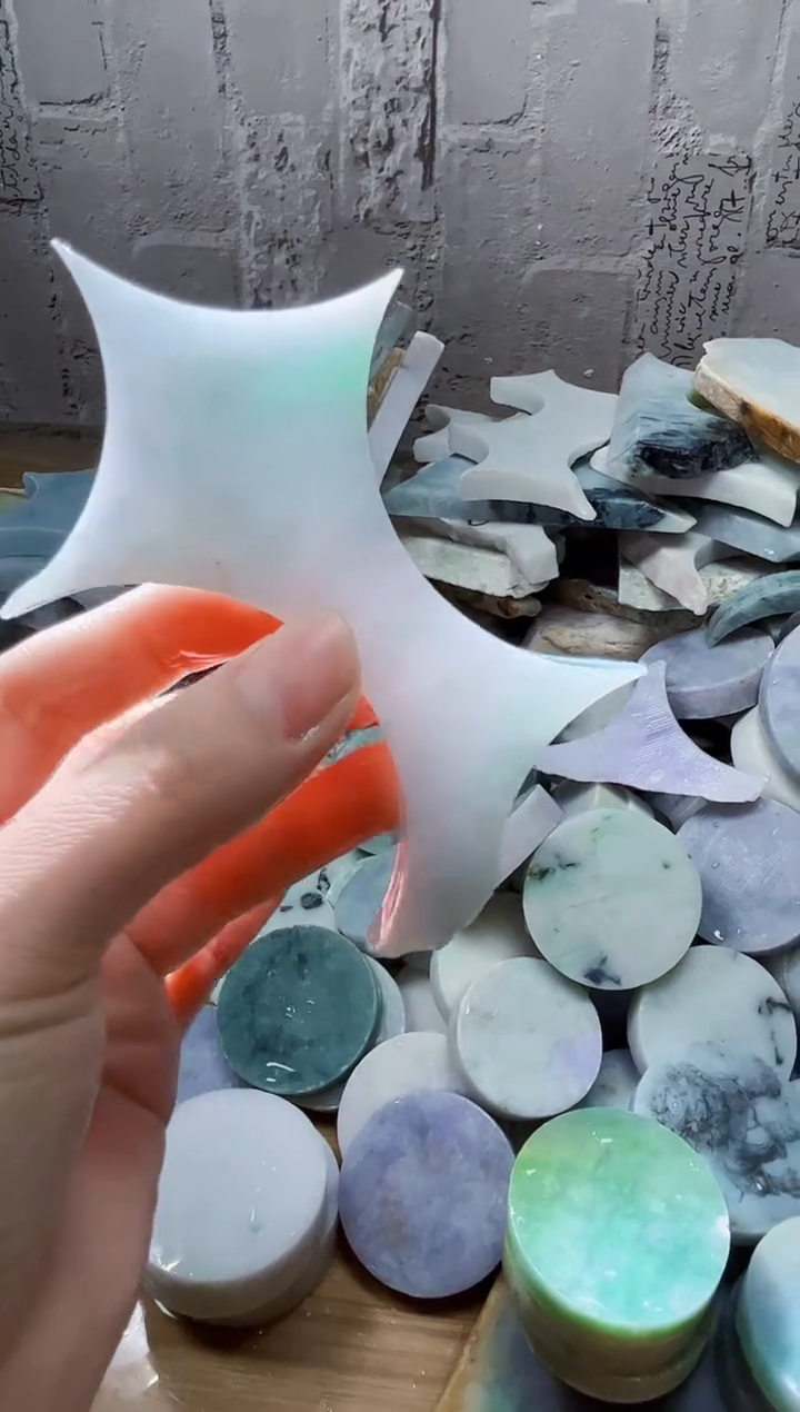 裸石翡翠天然翡翠A货古 南 125