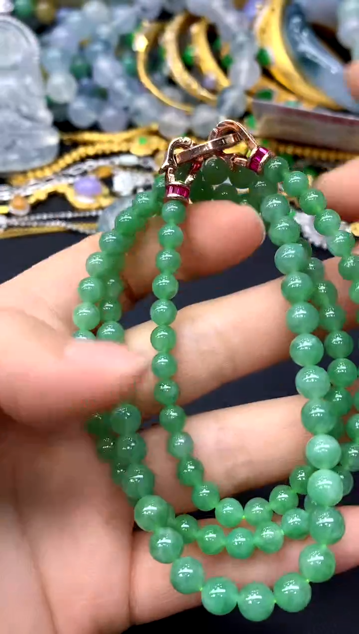 未镶嵌手链翡翠411-中国好珍宝