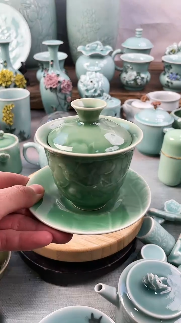 【闪购商品】特价 微瑕 慧仙青瓷