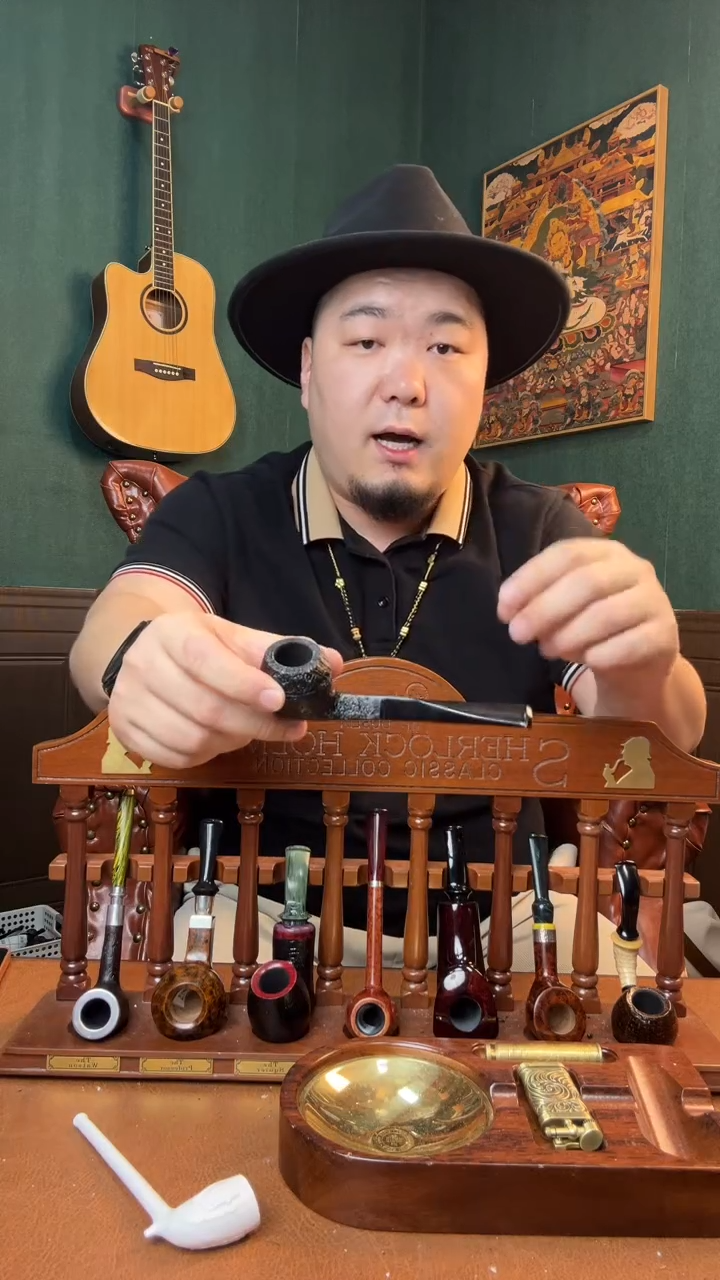 石楠木木雕款意大利进口石楠木烟斗