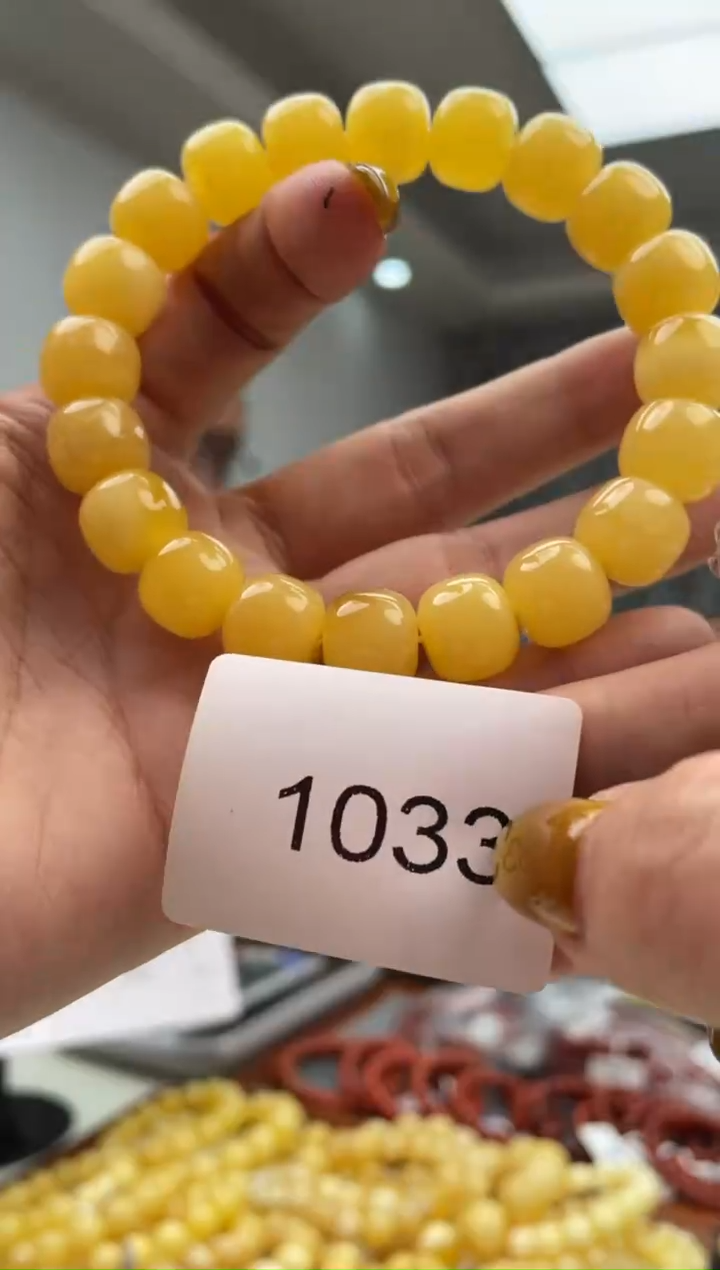 【闪购商品】琥珀裸石未镶嵌1033多样性发其中一件