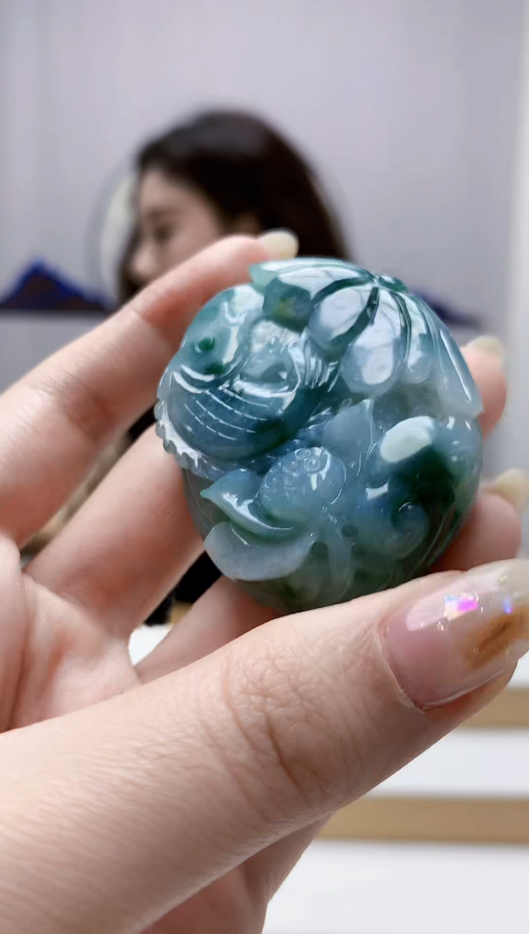 未镶嵌定制翡翠4829jw-毛货挂件72