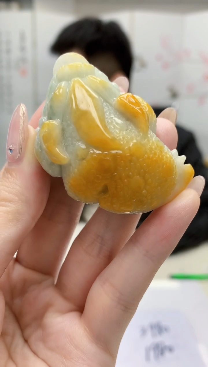 【闪购商品】定制翡翠未镶嵌5153jw-毛货挂件65