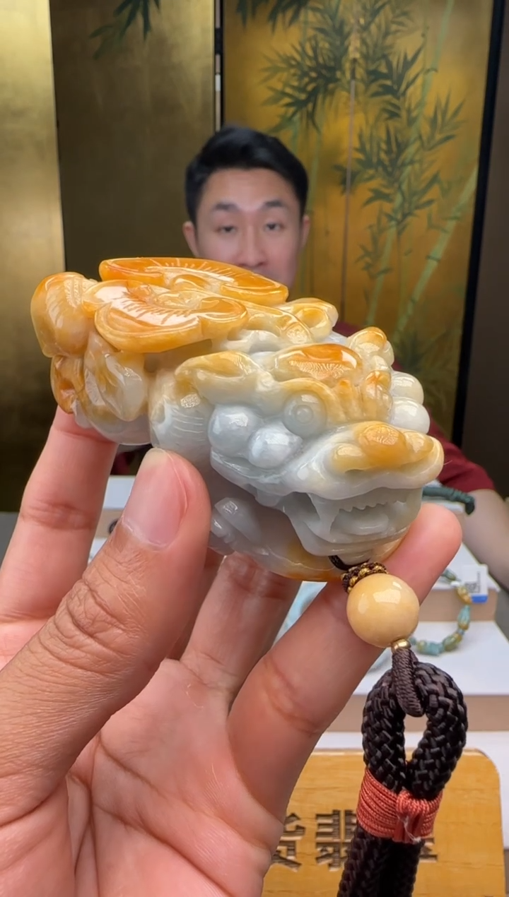 未镶嵌把件翡翠配底座XM@@