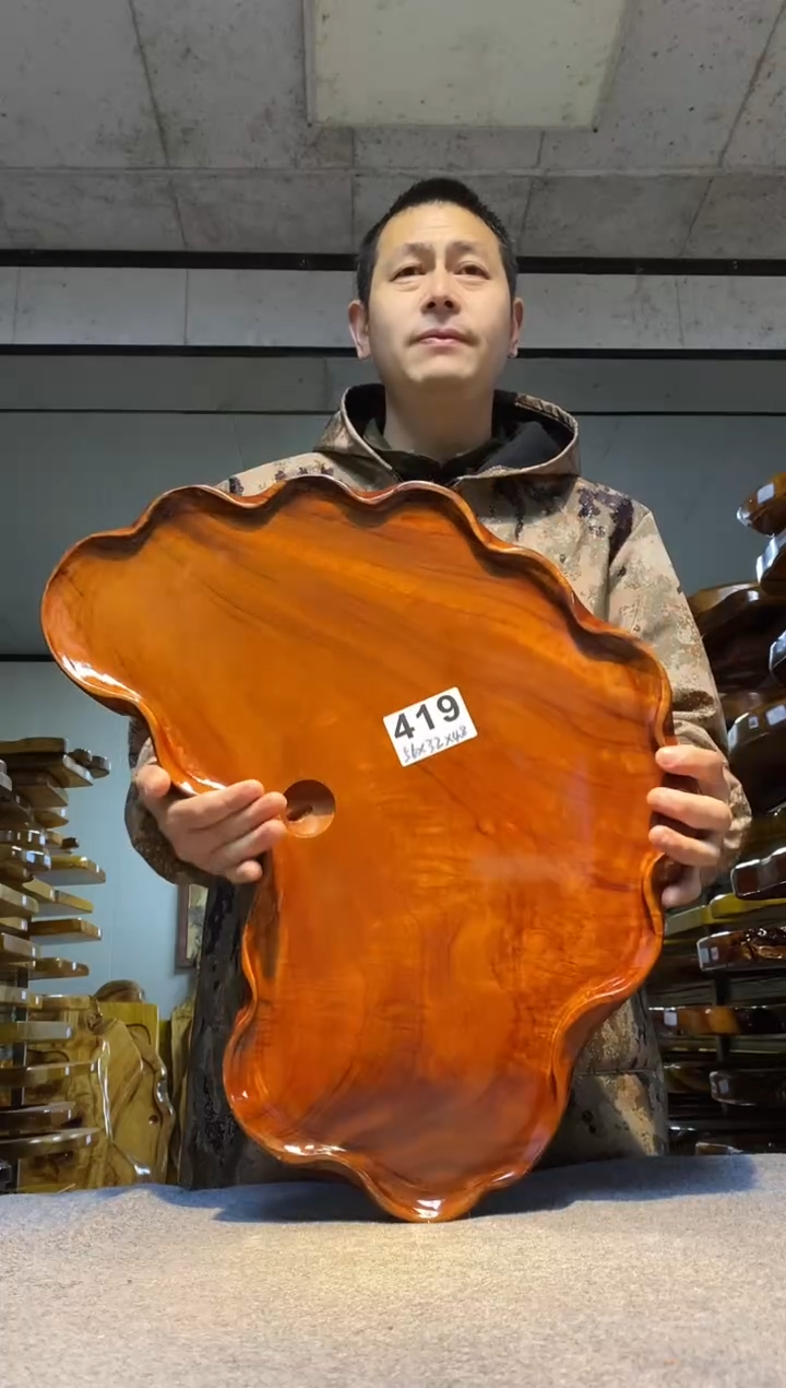 实木茶盘 一物一拍（不含配件）