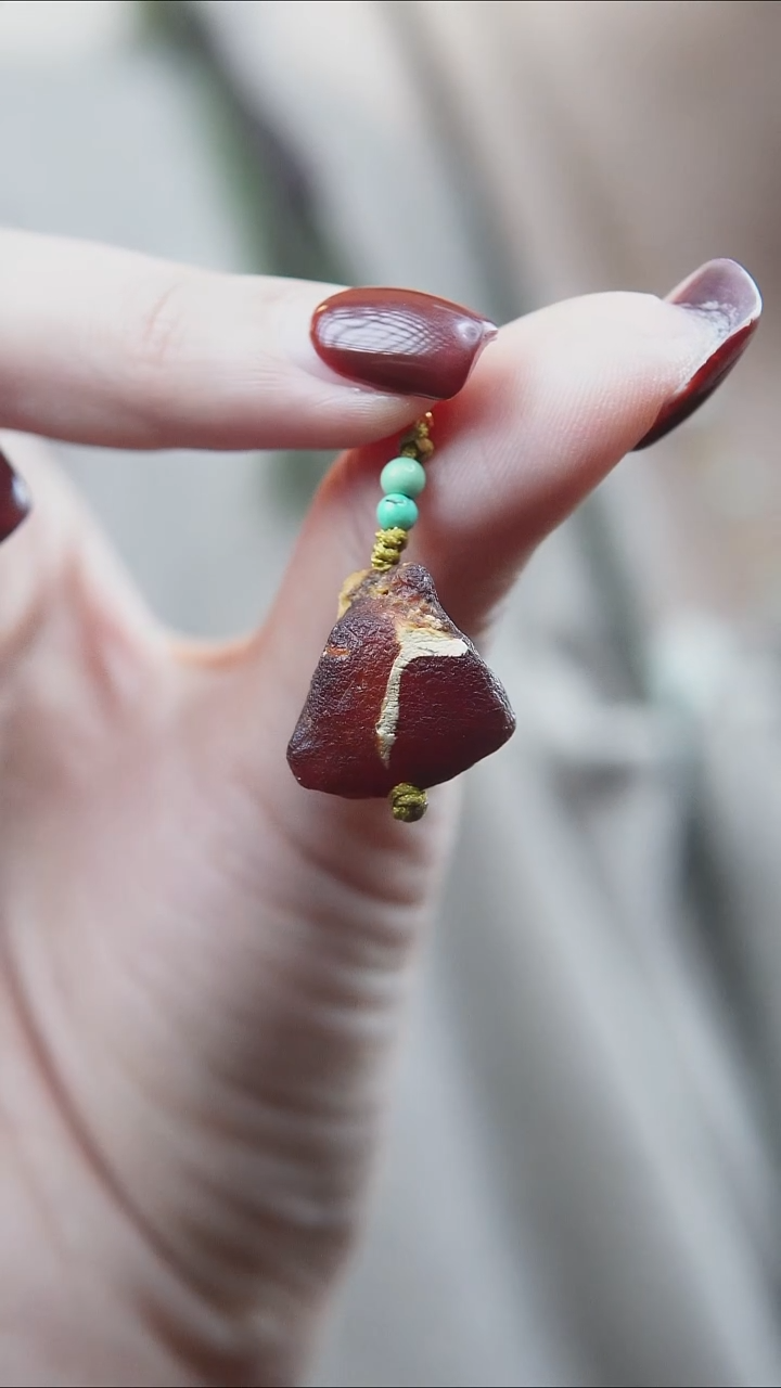 裸石蜜蜡未镶嵌*蜜蜡小提溜*活扣头*百搭各种手串项链*百搭配饰