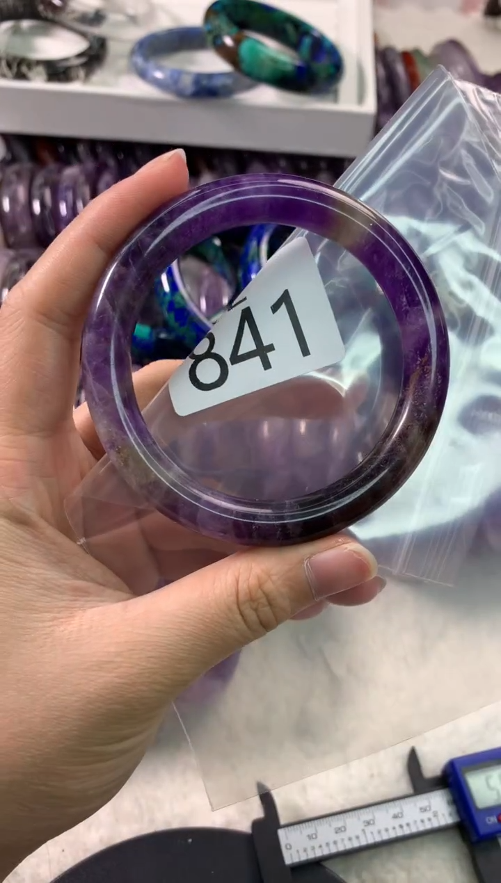 【闪购商品】水晶水晶手镯L未镶嵌841-58