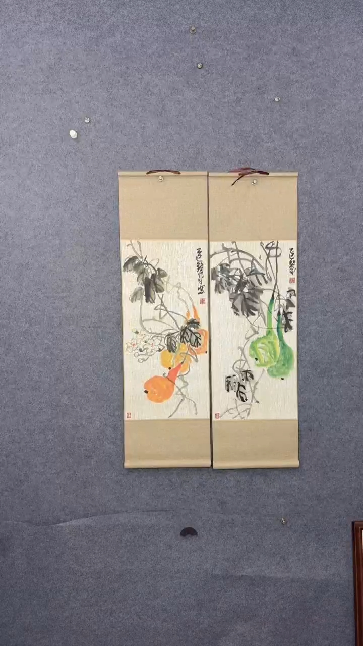 国画矮***肥92*32吴铁成作品
