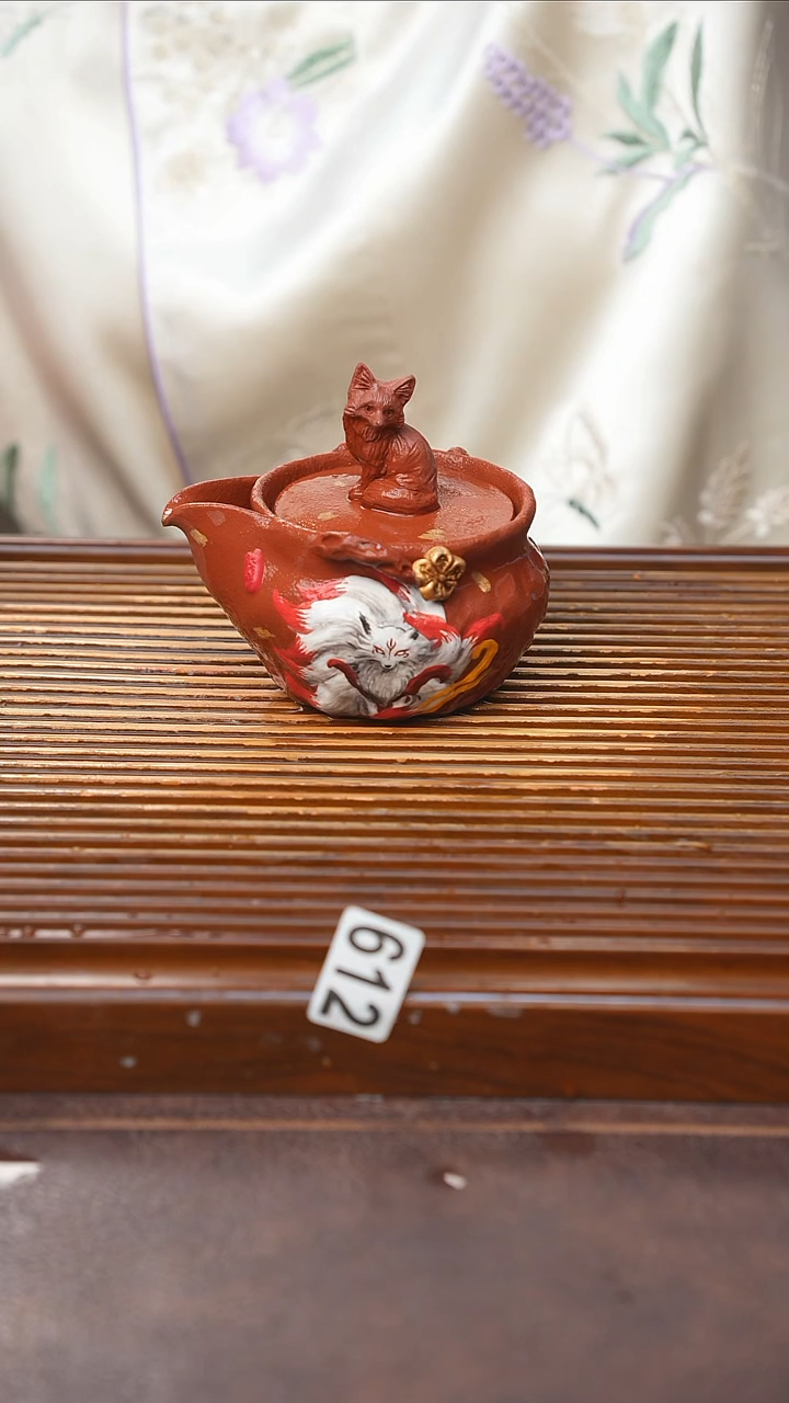 万古烧粗陶手工茶具