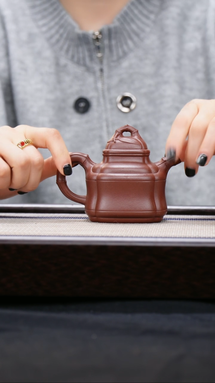 【闪购商品】紫砂茶壶云根竹鼎