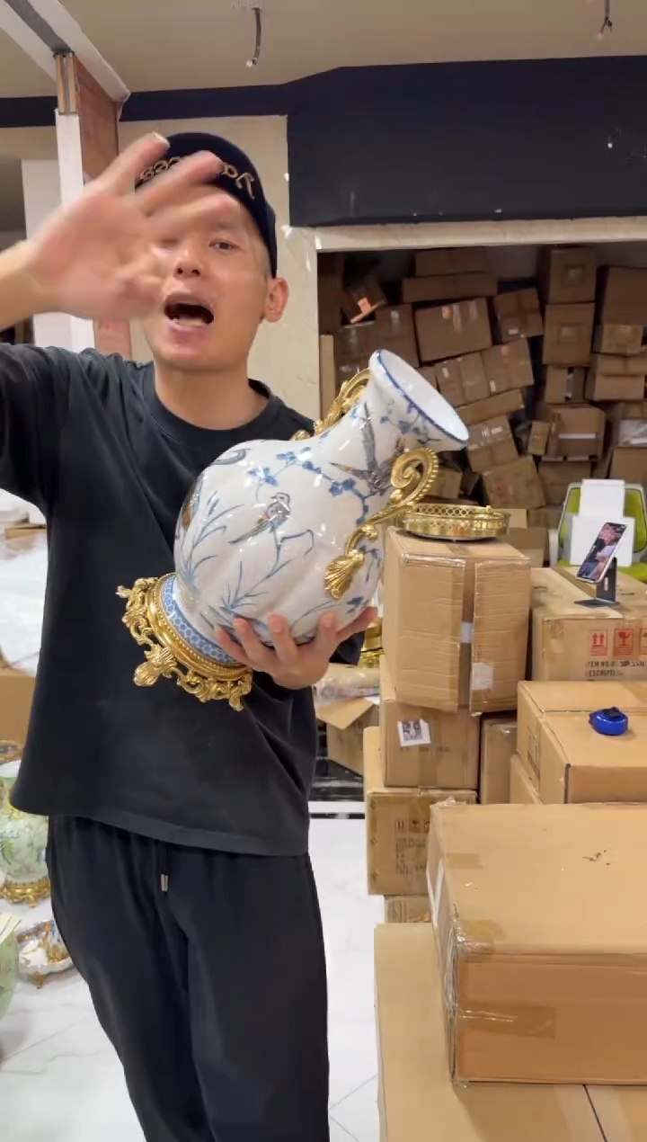 黄铜黛姿家居装饰品摆件  