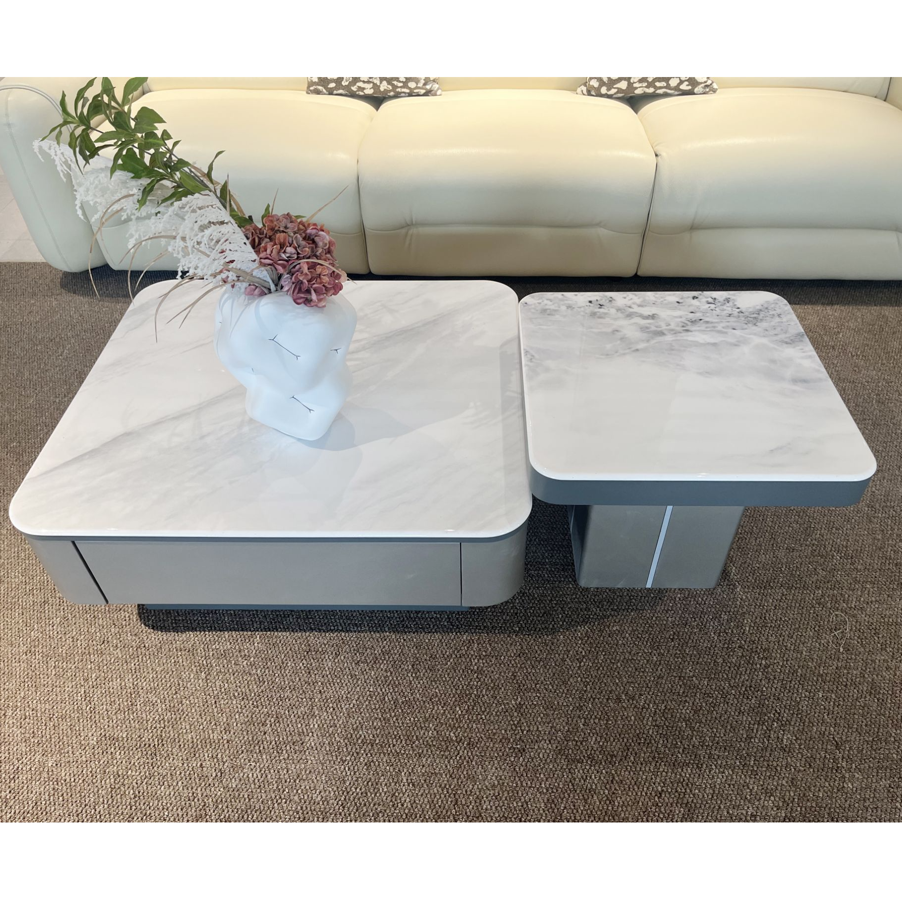  方形组合——B58茶几客厅2025新款轻奢高级感现代简约