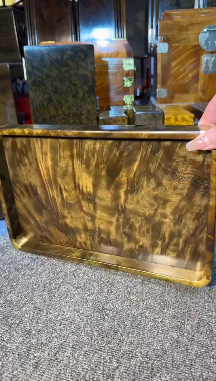 【闪购商品】乌木类成套家具精品阴沉乌木托盘Y67