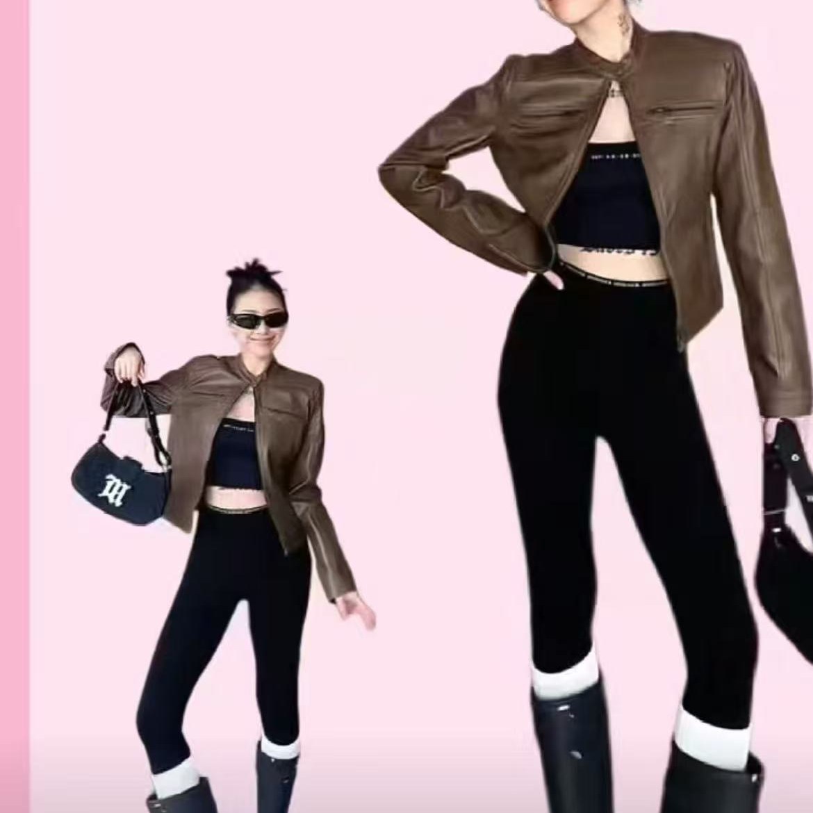 【大小姐】云朵裤春款外穿高腰弹力紧身瑜伽裤