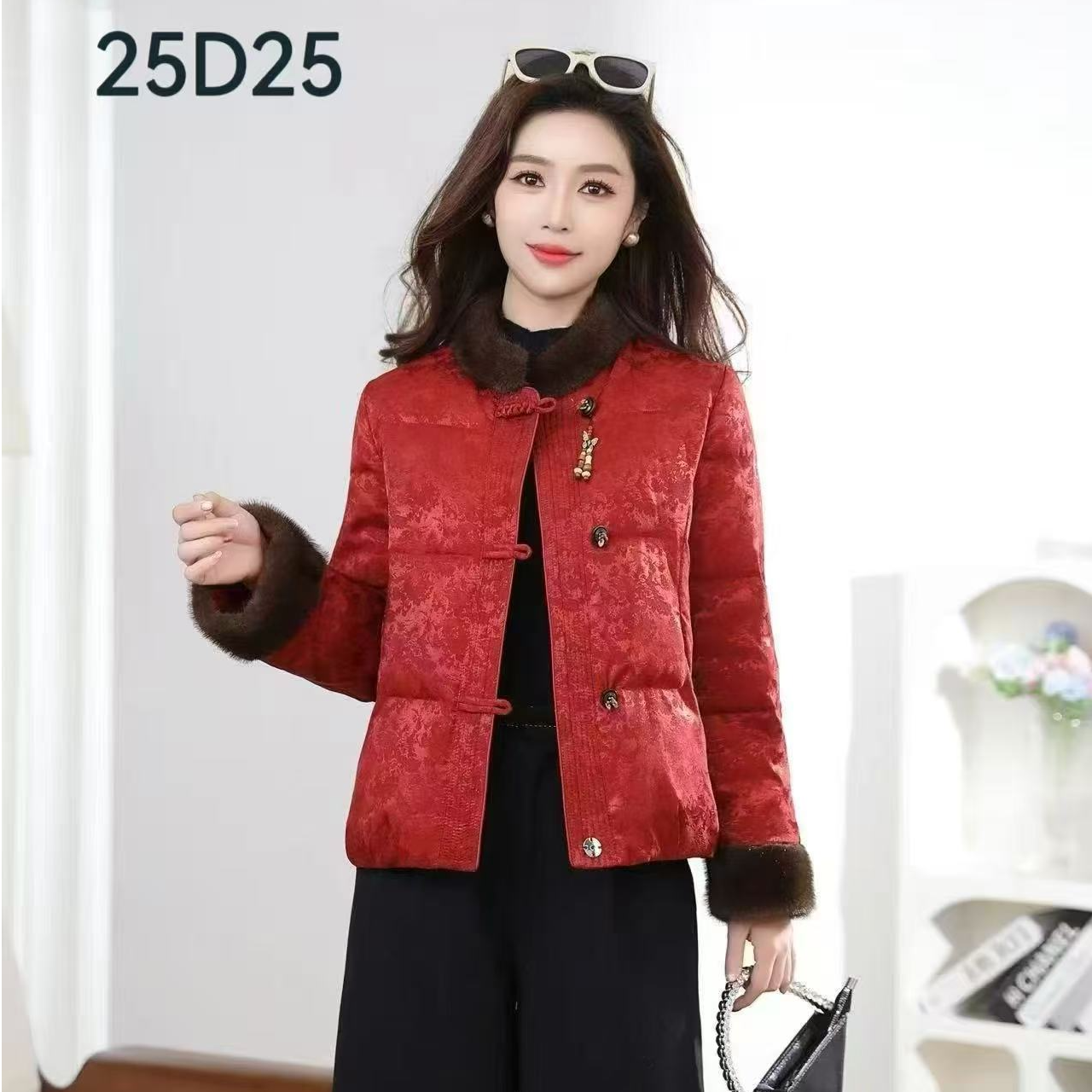 2525复古简约羽绒服