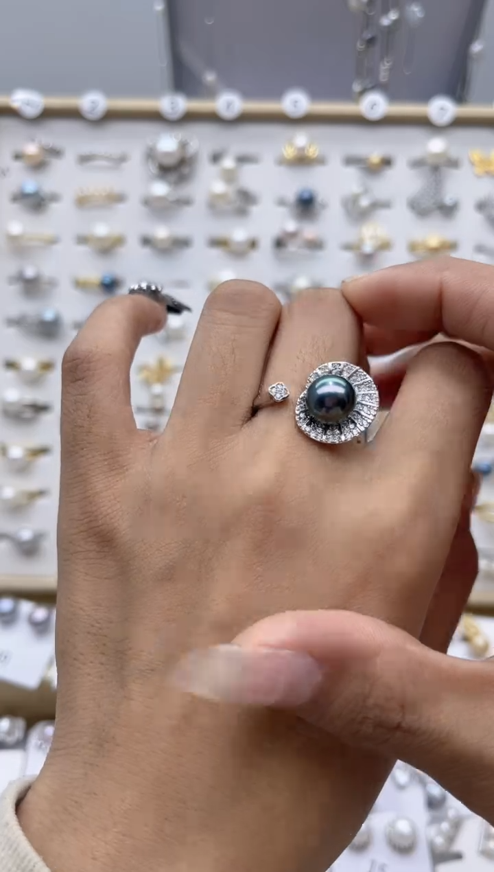 【闪购商品】淡水珍珠戒指合金26