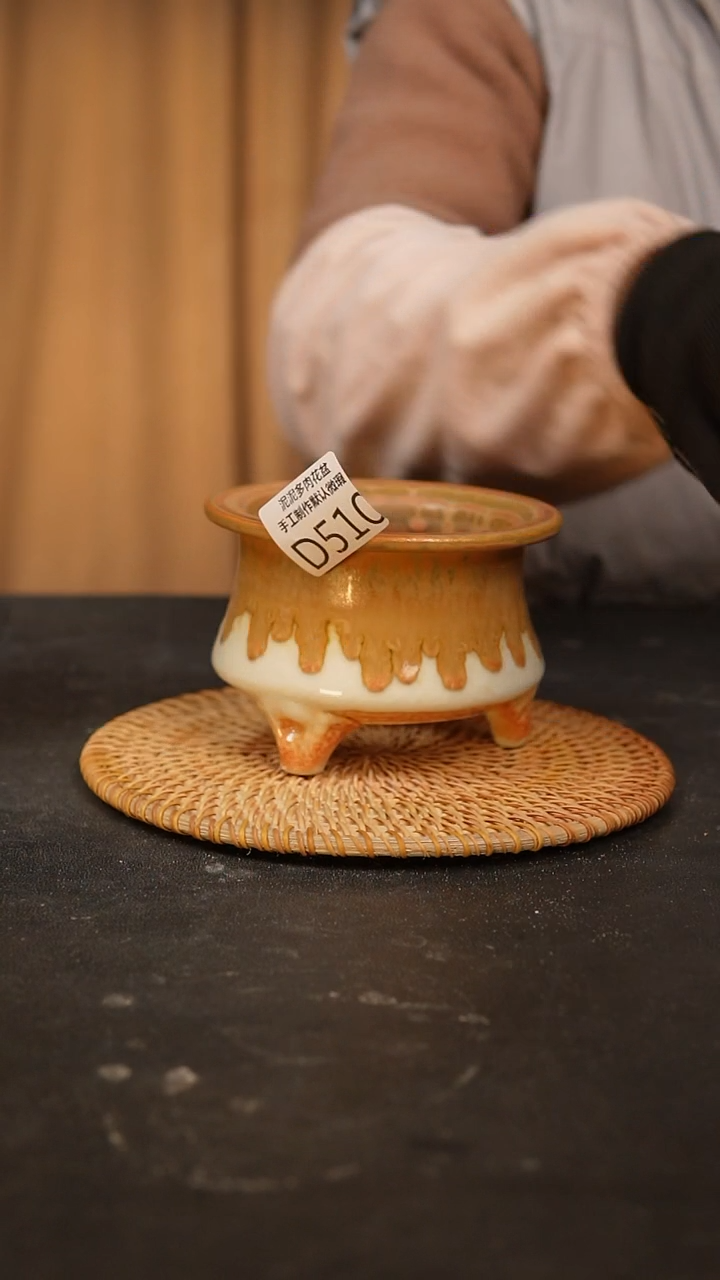 【闪购商品】瓷片景德镇泥泥多肉陶瓷花盆