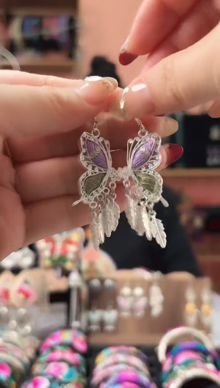 织绣艺枝独绣手工饰品262