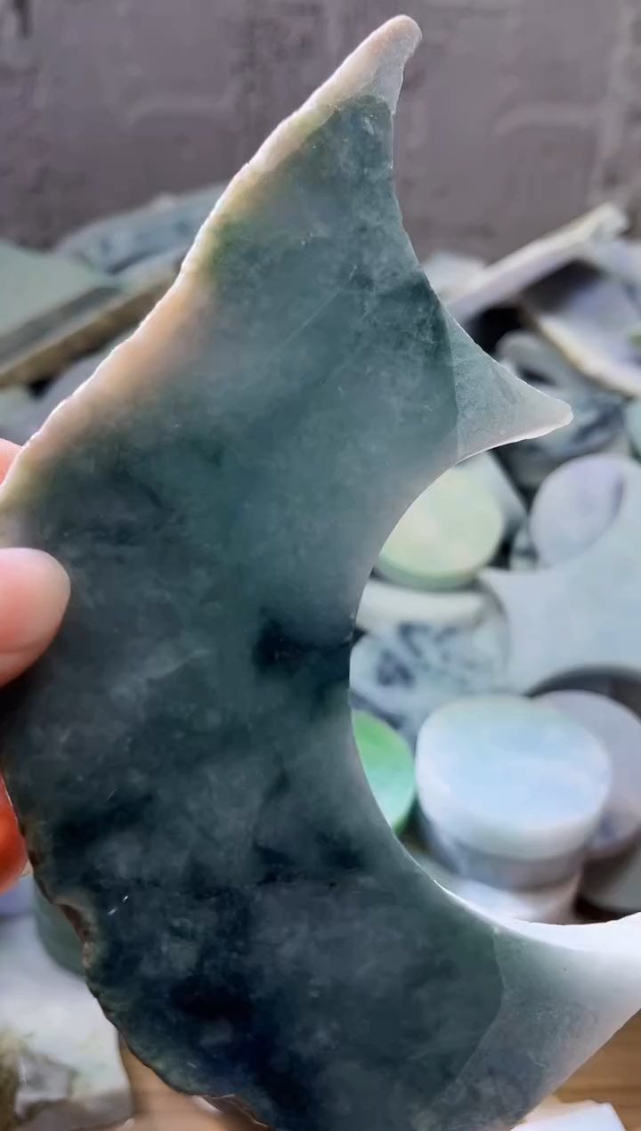 裸石翡翠天然翡翠A货石 南 813