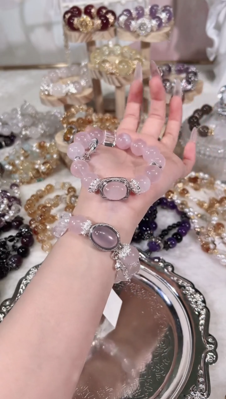 【闪购商品】水晶手链未镶嵌天然水晶默认微瑕 多样性发货发其一