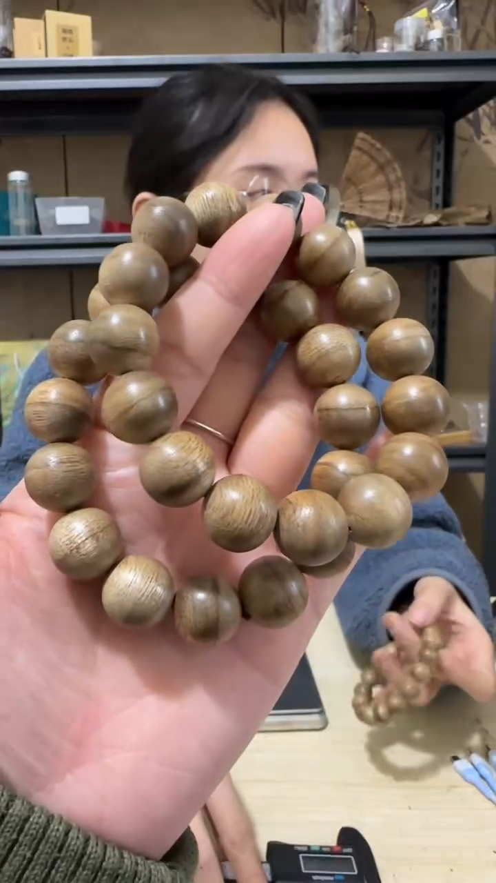 【闪购商品】沉香手串25号富国岛圆珠手串多样性一条卡14