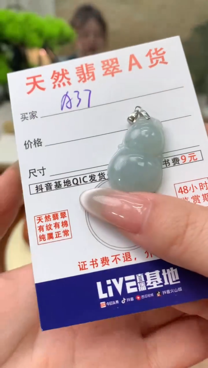 【闪购商品】翡翠颈饰未镶嵌天然A货翡翠挂件