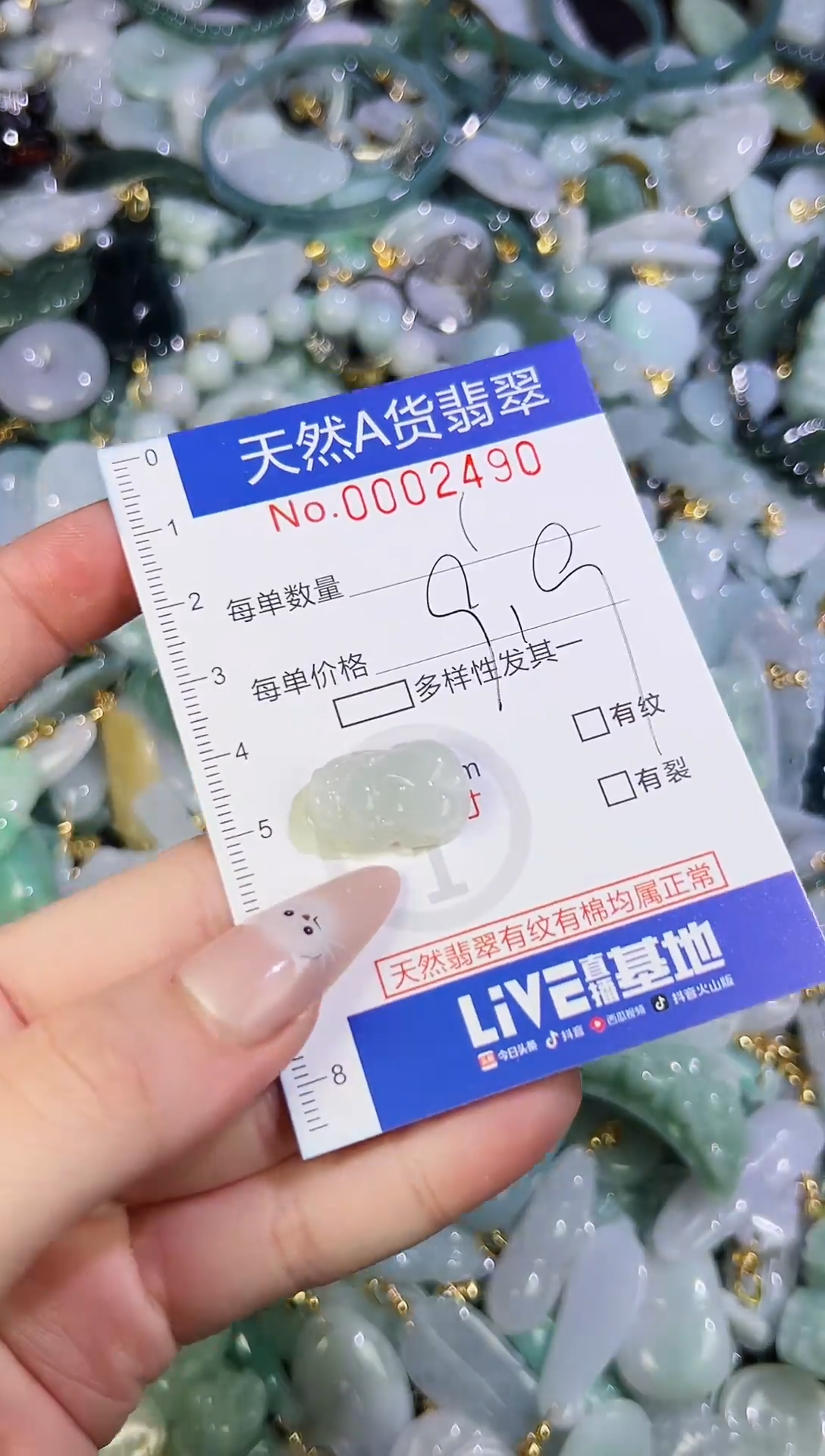 【闪购商品】翡翠颈饰未镶嵌天然翡翠A货