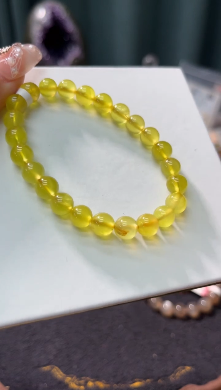 【闪购商品】葡萄石手绳未镶嵌290多样性发其一