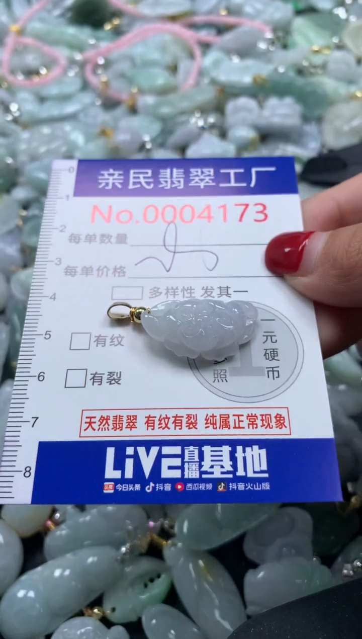 颈饰未镶嵌翡翠4173