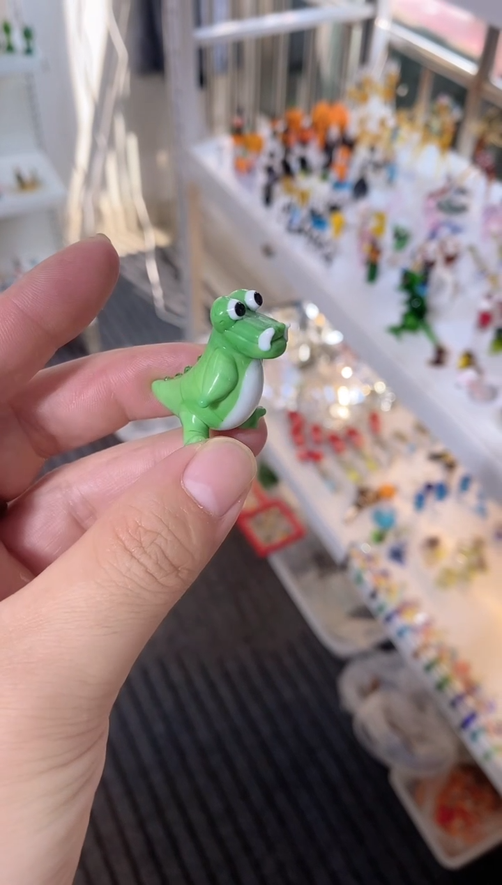 琉璃手工艺品鳄鱼