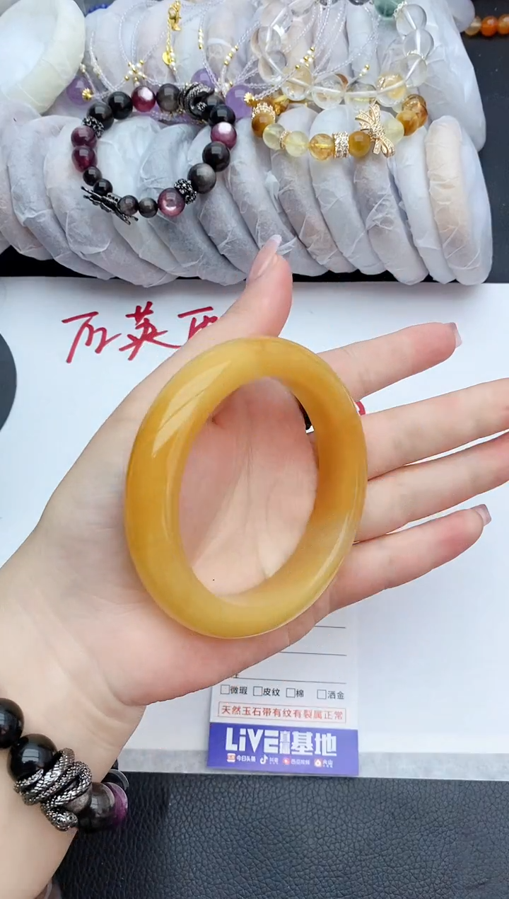 石英质玉未镶嵌手镯18+60/61