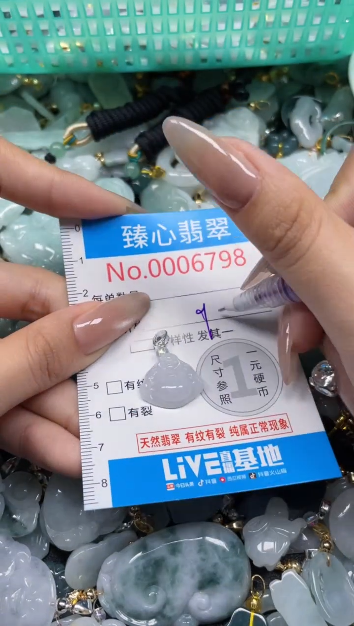 颈饰未镶嵌翡翠6798