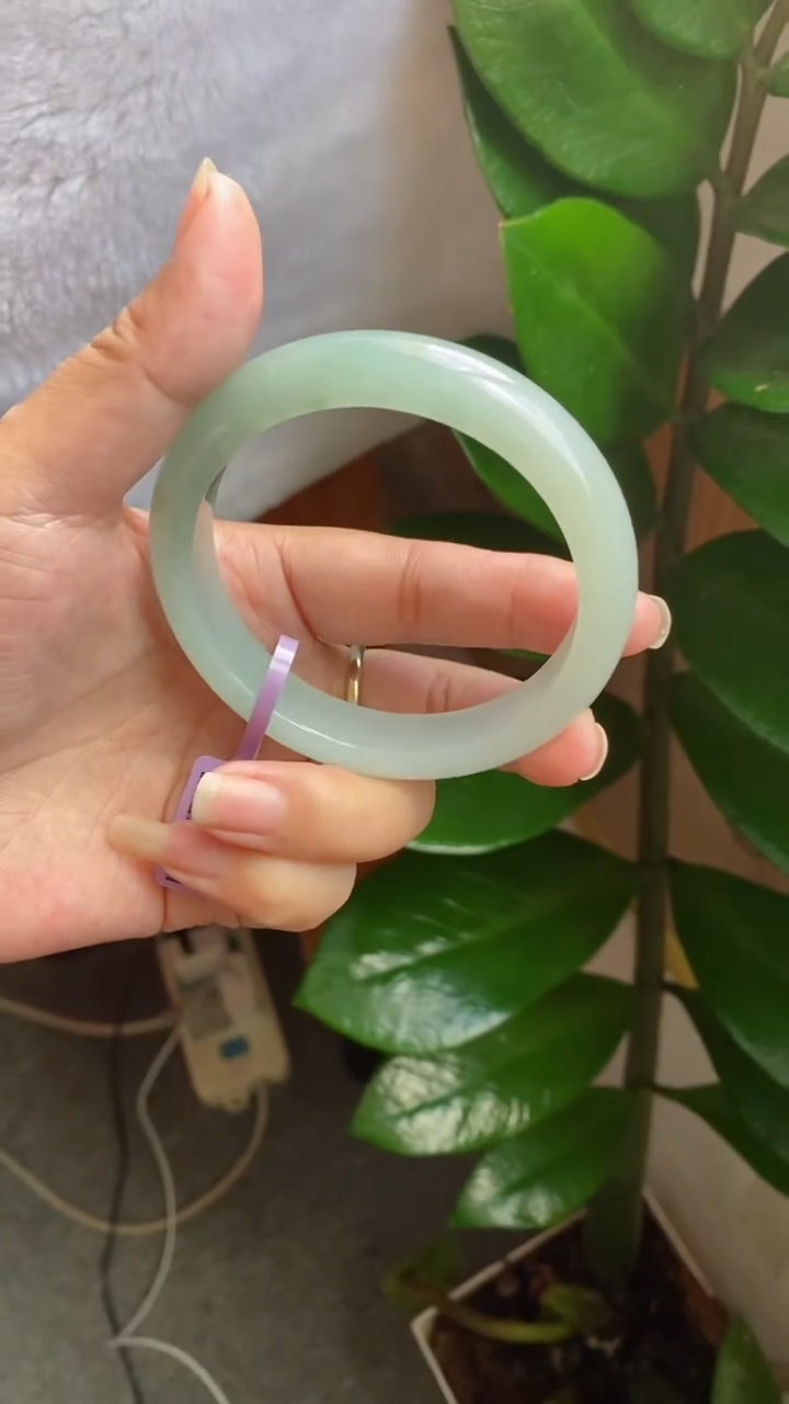 【闪购商品】翡翠手镯未镶嵌（晴水绿）13号