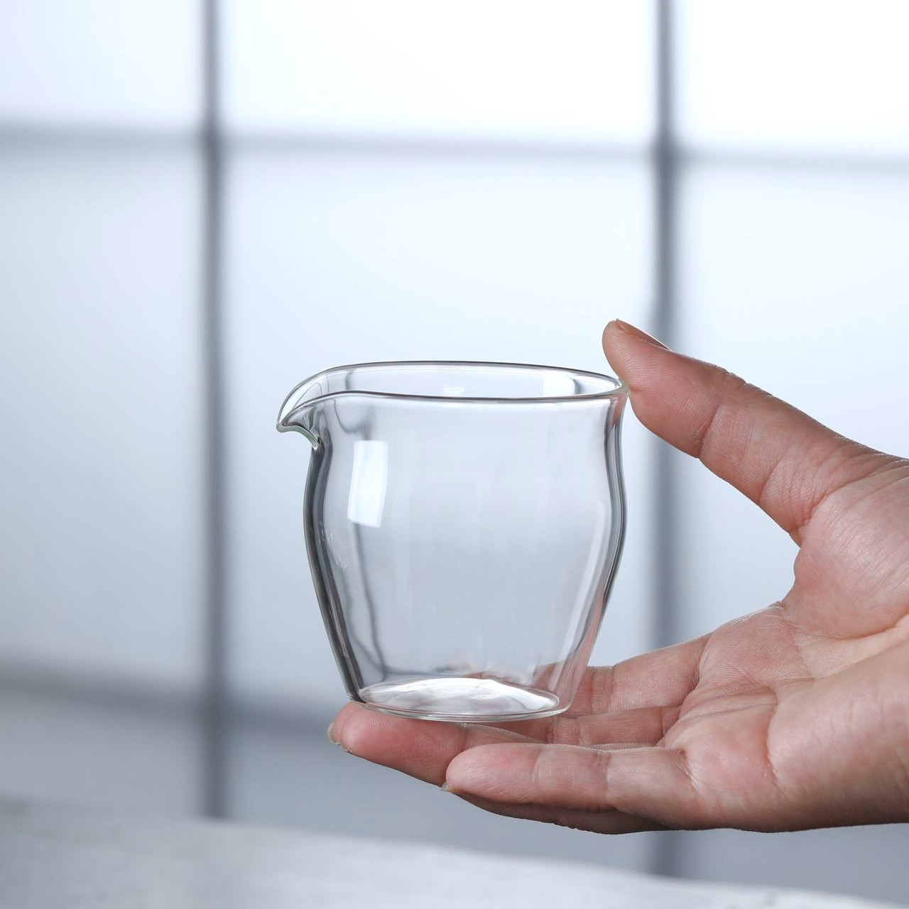 迷你玻璃公道杯透明公杯140ml