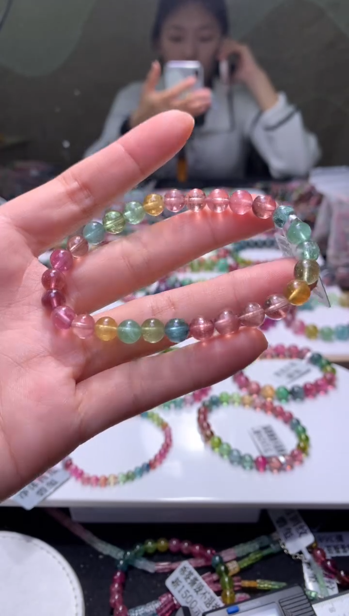 未镶嵌手串碧玺A115【天然碧玺】