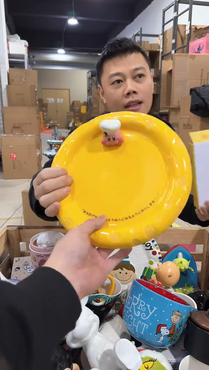 瓷片原盒星之卡比奶酪盘