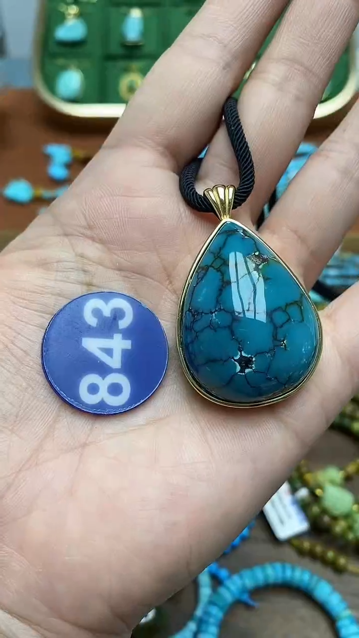 【闪购商品】绿松石项链合金843项链