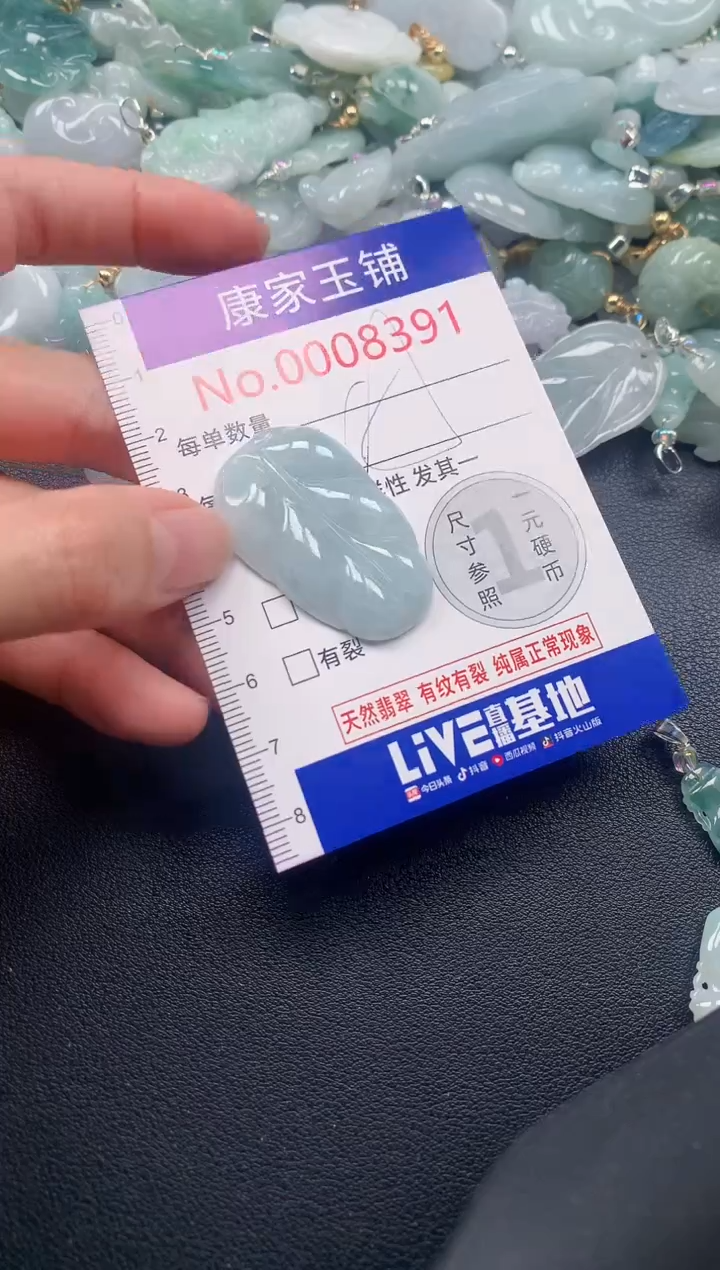颈饰未镶嵌翡翠8391